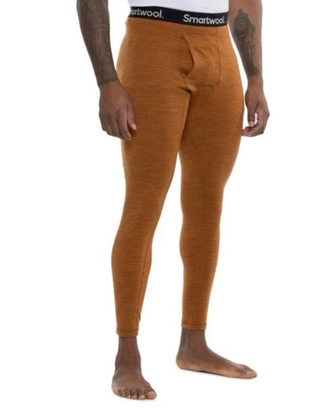 $115 SmartWool Men's Thermal Merino Wool Base Layer Bottom- Acorn - XLarge -New